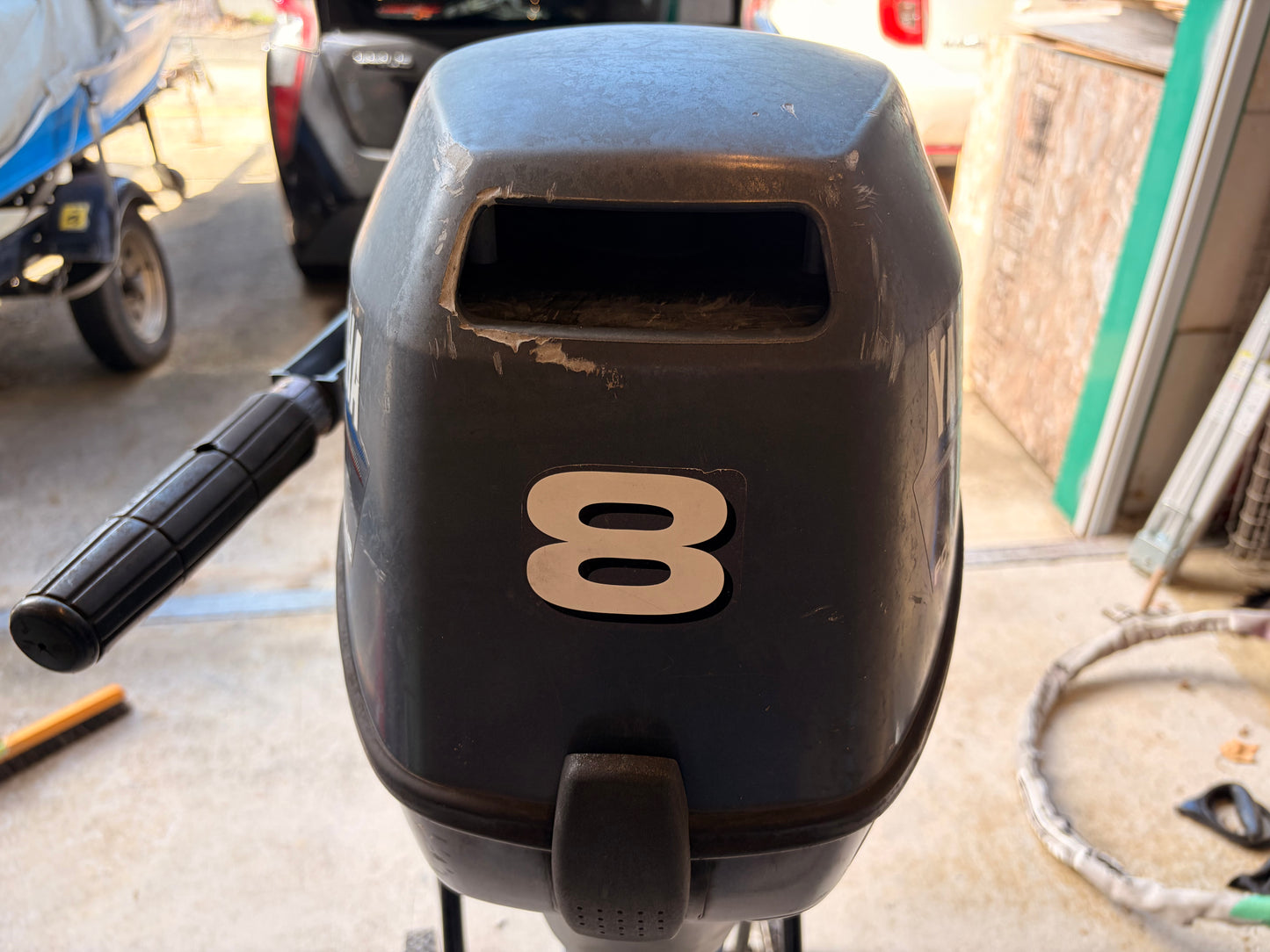 【中古】YAMAHA船外機 8馬力