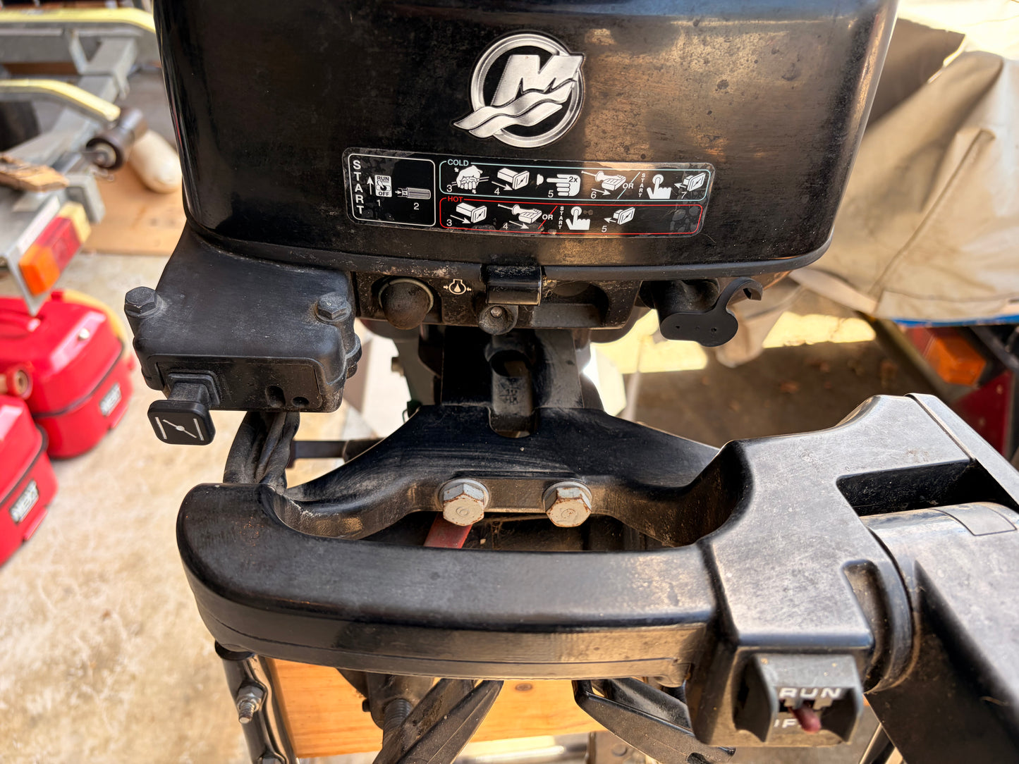 【中古】MERCURY 船外機15馬力